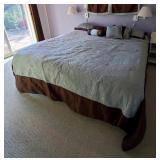 King Koil Grand Legacy King Size Mattress With Foundation And Frame, Bedding Included