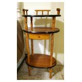 Single Drawer Accent Table With 3 Shelves, 31in x 16inx 12in