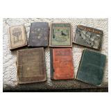 Vintage Book Assortment Including The Silver-Burdett Readers First Book Copyright 1902, The Rational