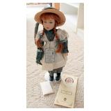 Lee Middleton Limited Edition Anne of Green Gables Porcelain Doll, 15in, Includes Original Box, Pape