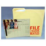 The Beatles File Under Beatles, With Filmstrip And Color Picture In Original Sleeve, 1980 Gnat Recor