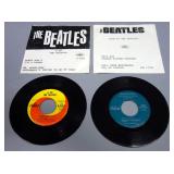 The Beatles 45rpm Records, Four By Capital EAP 1-2121 VG And 4-By Capital R-5365 VG+, Both With Repr