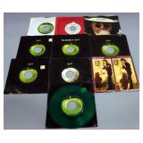 John Lennon 45 rpm Records, Plastic Ono, Stand By Me, Cold Turkey, Power To The People, Imagine, VG 
