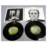 John Lennon 45rpm Records With Picture Sleeves, Give Peace A Chance VG++. Mind Games NM, Qty 2