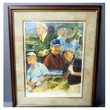 Gary Head "Golf Legends Watson, Nicklaus, Palmer, Player & Trevino" Lithograph, Signed By Athletes A