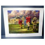 Golf Art Collection, Includes Sam Snead Photo, Framed, Tim Cortez "Golf Legends" Print And Angelino 