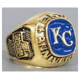 Kansas City Royals Collectibles, Includes Ring, Back Packs, Cooler, Pennants, Buttons, Autographed C