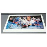 Angelo Marino NHL New York Rangers 1994 Stanley Cup Champions Print, Signed By Artist, And Colorado 
