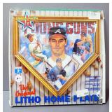Sportacular Art Litho Home Plates, Includes Colorado Rockies And Atlanta Brave Young Guns
