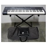 Axiom 61 Electronic Keyboard, In Case, With Stand