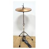 Zildjian 14" ZBT Rock HiHat Top And Bottom Cymbals On Ludwig Stand With Pedal