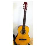 Global 6-String Acoustic Guitar With Bag (Bag Needs Repair), Stand Not Included