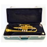 Bundy Cornet With Mouth Piece, In Bundy Hard Carry Case