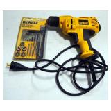DeWalt 3/8" VSR Drill Model DWD115, Powers On, And DeWalt 17 Pc Metric Tap And Die Set