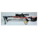 Howa Model 1500 US Flag 6.5 Creedmoor Bolt Action Rifle SN# B591989, Unfired, With Scope, Bipod, Adj