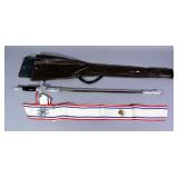 Knights Of Columbus Ceremonial Sword With Metal Scabbard And Sash, Lynch And Kelly, 25.5" Blade, In 