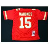 Patrick Mahomes Kansas City Chiefs No. 15 Autographed Jersey With JSA Certification