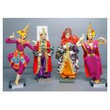 Ethnic Souvenir Dolls Including Handmade Dolls From Thailand, Russia, Pakistan And More, Qty 8