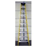 Werner 10ft Fiberglass And Aluminum Folding Step Ladder