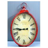 Creative Co-op Decorative Wall Mounted "Pocket Watch" Clock, 38" High x 28" Wide x 3.5" Deep