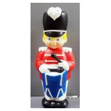 Molded Plastic Lighted Drummer Boy Lawn Ornament, 32" High, Powers On