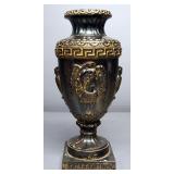 1905 Priests of Pallas "POP" Cast Metal Urn Vase, Marked Kansas City, Depicts Snakes Priestesses And