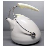 Vintage Enamelware Retro Teapot 