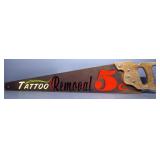 Vintage "Tattoo Removal 5 Cents" Hand Saw