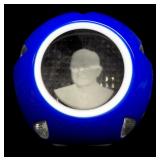 Baccarat Crystal Sulphide Paperweight Depicting Harry S Truman