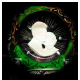 Baccarat Crystal Sulphide Paperweights Depicting John F. Kennedy And Jackie Kennedy, Qty 2