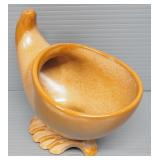 Frankoma Pottery, Includes No. 5NS Chip & Dip Bowl And No. 57S Cornucopia
