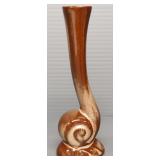 Frankoma Pottery, Includes No. 228 Swan Planter, No. 31 Snail Bud Vase And No. C-33 Western Cowboy B