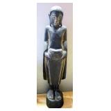 Buddhist Figure, 30" High, Crack In Base