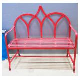 Metal Bench, 42" High x 44.5" Wide x 22" Deep