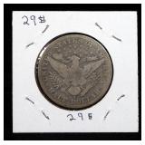 Barber Half Dollars, Years Include 1902 S, 1906 O, And 1910 S