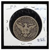 Barber Half Dollars, Years Include 1911 S, 1912, 1912 S, And 1913 D