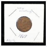 1867 Indian Head Penny