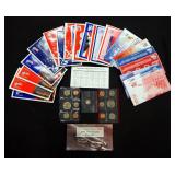 United States Mint Uncirculated Coin Sets, Years Include 1996, 1999 Susan B. Anthony, 2000, 2001, 20