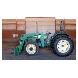 John Deere 5310 Diesel Tractor With Hydraulic Front Bale Spike, 1861.2 Hours Showing, 64HP, Sync Shu