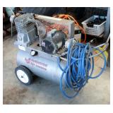 Industrial Air Manufacturing Company Electric Air Compressor, 22 Gallon Tank, Includes Hose And Pres