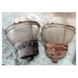 Vintage Glass Street Lights, Qty 2