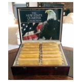 New State Quarter Collection Display Box  With Individual Coin Cases, For Coins Dated 2010- 2021, 5.