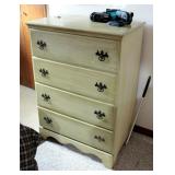 Crawford Furniture Company Solid Wood 4 Drawer Chest Of Drawers, 44in x 31.5in x 19.5in