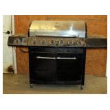 Char-Broil Rollling 6 Burner Propane Grill, Electronic Ignition, 47in X 66in X 22in, Includes 1 Blue