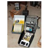 Sears Du-All Eight Editor Viewer, Model 3.9381 In Box, And Keystone Model M-8 8mm Reel To Reel Proje