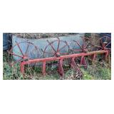 Vintage 8ft 3-Point Hitch Acreage Wheel Rake
