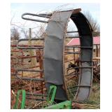 Non-Functioning Tractor Implements, Including Auger, Hay Ring, Forks, And More, Scrap Metal