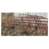 Heavy Duty Steel Bull Gate, 14ft x 4ft, And Walk Through Corral Gate