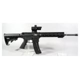 Smith & Wesson M&P 15-22 .22 LR Rifle SN# HCZ7626, With Red & Green Dot Sight, Adjustable Stock