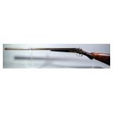 WG Parkhurst 12 ga Shotgun SN# 775, Exposed Hammers, Belgium Steel